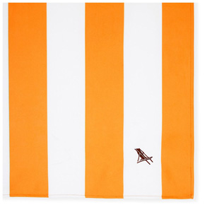 Dock and Bay Orange Striped Towel